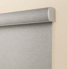 example of gray cassette valance