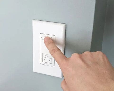 Wall Switch to operate motorized shades