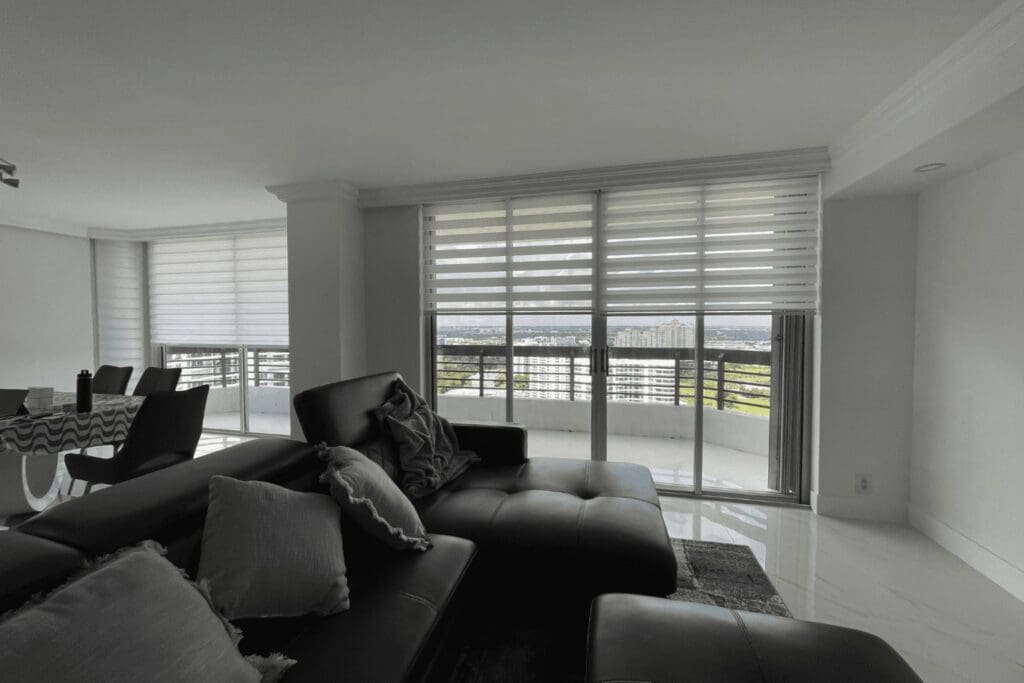 Zebra blinds for style and decor